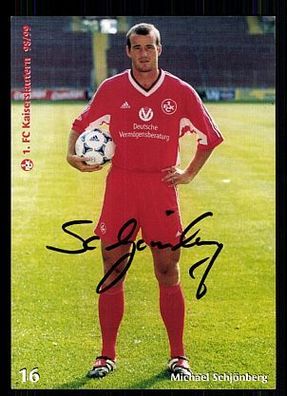 Michael Schjönberg 1. FC Kaiserslautern 1998-99 + A 63547