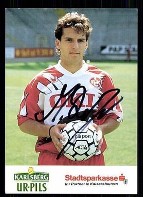 Michael Zeyer 1. FC Kaiserslautern 1992-93 Autogrammkarte + A 63529