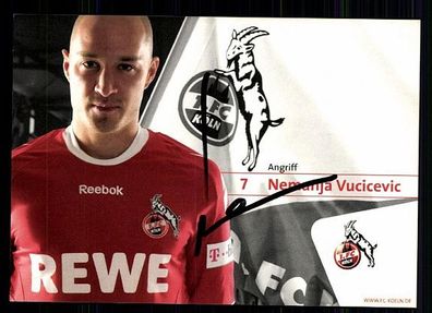 Nemanja Vucicevic 1. FC Köln 2008/09 Autogrammkarte + A 63622