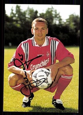 Oliver Schäfer 1. FC Kaiserslautern 1996-97 Autogrammkarte + A 63471