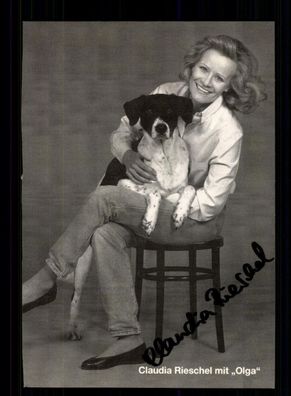 Claudia Rieschel Autogrammkarte Original Signiert # BC 139157