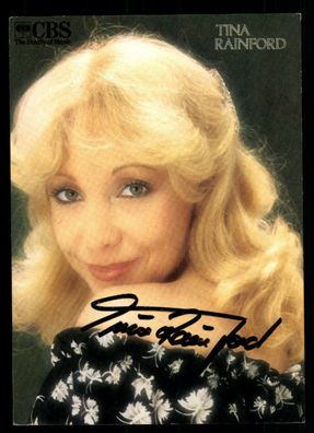 Tina Rainford Autogrammkarte Original Signiert ## BC 47128