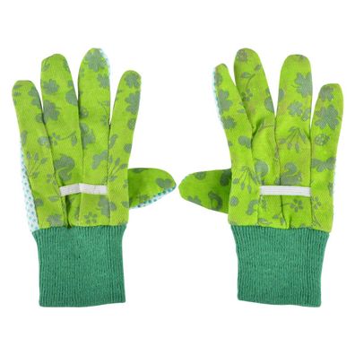 Esschert Design Kinder Handschuhe Grün gemustert mit Noppen