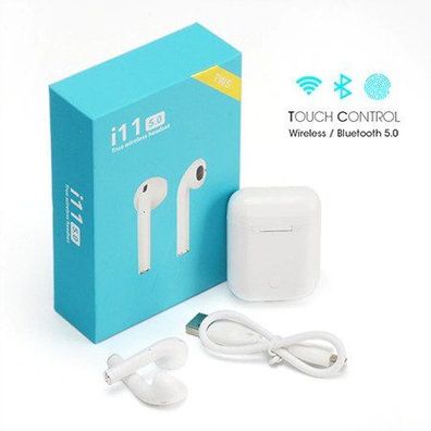 Bluetooth i11 TWS Kopfhörer Headset Bluetooth 5.0 mit Dockingstation - iOS, Android