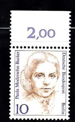 1988 Berlin Frauen MiNr. 806, Oberrand, postfrisch