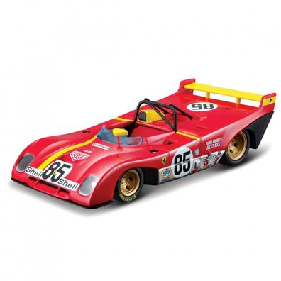Bburago 18-36302 Ferrari Racing Modellauto Ferrari 312 P 1:43 Sammelauto Auto