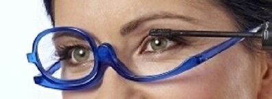 Schminkbrille Sehstärke + 2,0 dpt Make Up Brille Schminkhilfe Sehhilfe Schminken