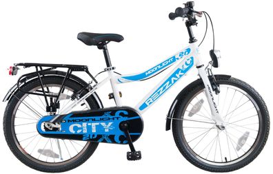 20 Zoll Fahrrad Kinderfahrrad Jungenfahrrad Rücktrittbremse RH 33 weiss Blau NEU -042