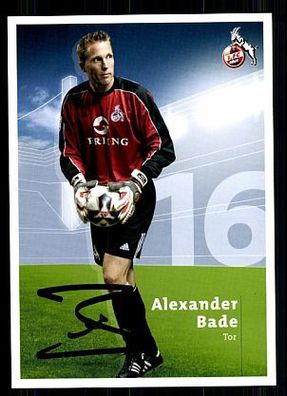 Alexander Bade 1. FC Köln 2005-06 Autogrammkarte + A 63674