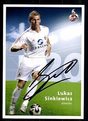 Lukas Sinkiewicz 1. FC Köln 2005-06 Autogrammkarte + A 63685