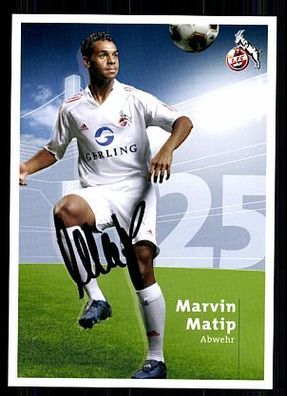 Marvin Matip 1. FC Köln 2005-06 Autogrammkarte + A 63686