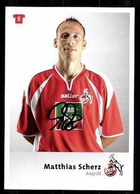 Matthias Scherz 1. FC Köln 2004-05 Autogrammkarte + A 63704