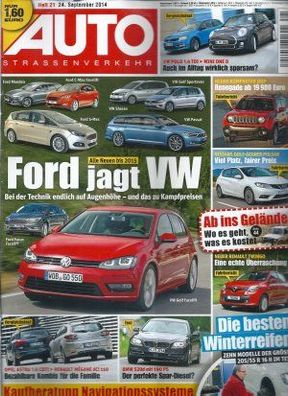 AUTO Strassenverkehr Heft 21 - 24.09.2014 Ford jagt VW