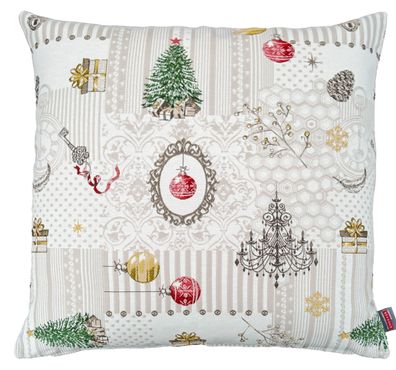 Kissenhülle Weihnachten 48x48 Hossner Tree Nostalgie Kissenbezug Kissen Eleganz