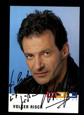 Volker Risch RTL Autogrammkarte Original Signiert + F 2052