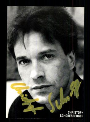Christoph Schobesberger Autogrammkarte Original Signiert + F 2183