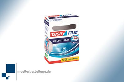 tesafilm® 57329 kristall-klar, 19 mm, 10 m - 1 Rolle