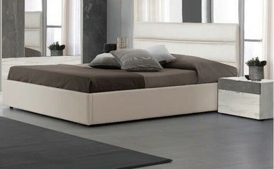 Elegantes Doppel Bett ULRIKE in creme modern edel TOP 160/180cm