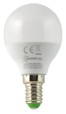LED E14 Mini-Globe 6Watt warmweiß