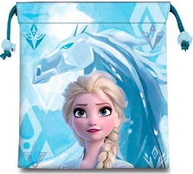 Disney Frozen 2 Eiskönigin kleiner Beutel Säckchen Pausenbrot Sachet Elsa Nokk