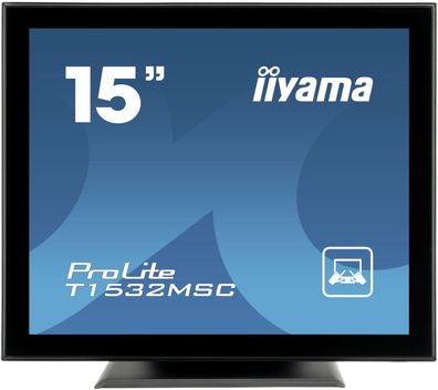 Iiyama ProLite LED-Mo­nitor 38 cm 15 Touchscreen 1024 x 768 T1532MSC-B5AG