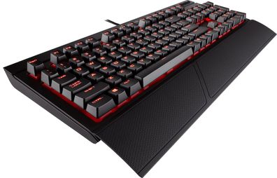 Corsair Gaming K68 Red LED Tastatur MX Red DE QWERTZ