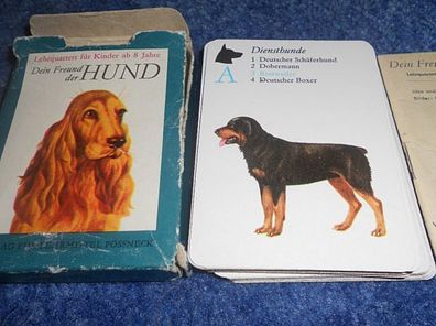 Kartenspiel/ Lehrquartett- Dein Freund der Hund