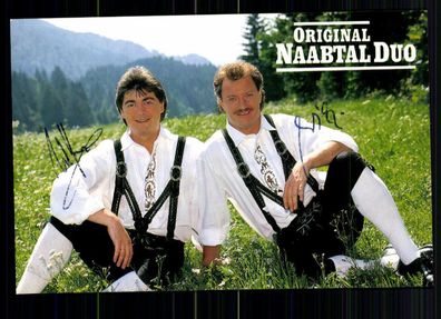 Original Naabtal Duo Autogrammkarte Original Signiert## BC 6490