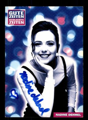 Nadine Dehmel GZSZ Autogrammkarte Original Signiert # BC 89327