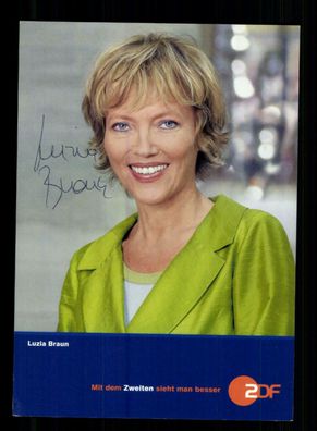 Luzia Braun ZDF Autogrammkarte Original Signiert + F 2330