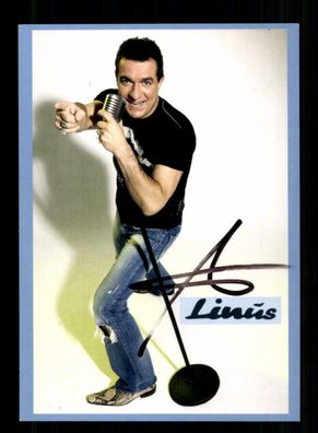 Linus Autogrammkarte Original Signiert + F 2337