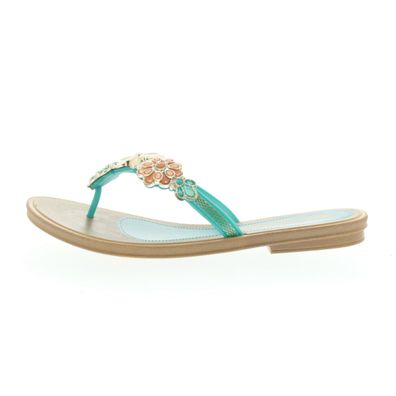 Grendha Damenschuhe Größe 35/36 Blau Zehentrenner Ohne Verschluss 8179190186