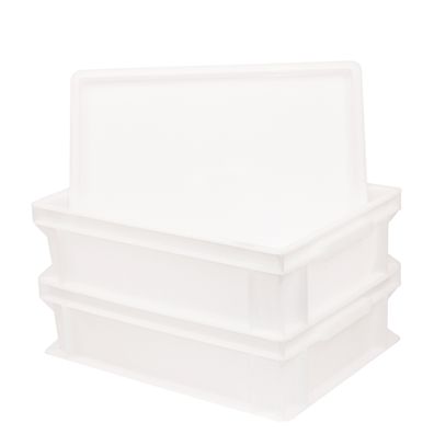 Pimotti Pizzaballenbox (2xBox + 1xDeckel) mit 30x40x12 cm, Box für Pizzateig (11,5 L)