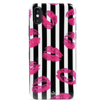 Puro Glam Cover Kiss Case SchutzHülle Tasche Schale für iPhone X XS