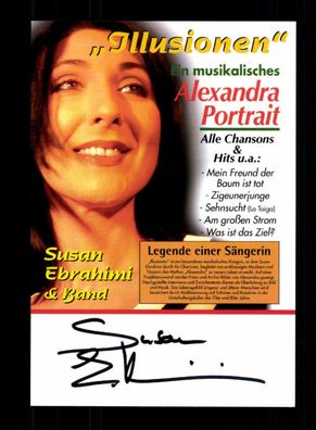 Susan Ebrahimi Autogrammkarte Original Signiert ## BC 88703