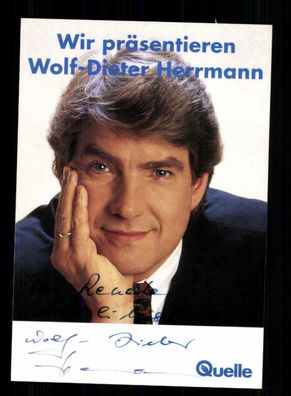 Wolf Dieter Herrmann Autogrammkarte Original Signiert + F 2563