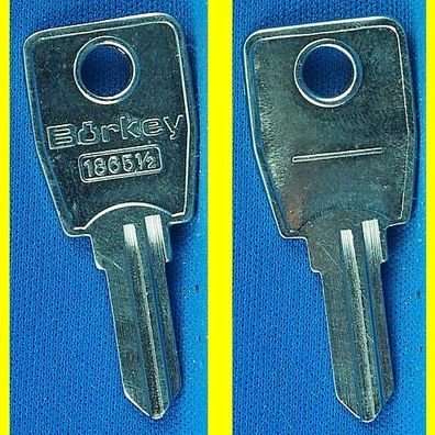 Schlüsselrohling Börkey 1865 1/2 für verschiedene Basi, WT Hebelzylinder