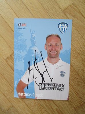 Handball Bundesliga TBV Lemgo Saison 20/21 Matthias Struck - handsign. Autogramm!!!