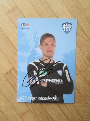 Handball Bundesliga TBV Lemgo Saison 20/21 Peter Johannesson - handsign. Autogramm!!!