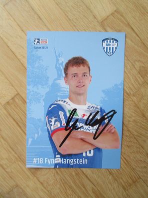 Handball Bundesliga TBV Lemgo Saison 20/21 Fynn Hangstein - handsign. Autogramm!!!