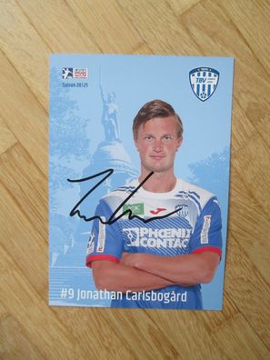 Handball Bundesliga TBV Lemgo Saison 20/21 Jonathan Carlsbogard - hands. Autogramm!!!