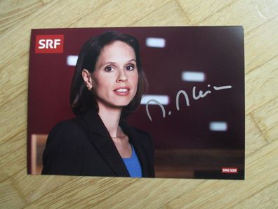 SF Fernsehmoderatorin Barbara Bleisch - handsigniertes Autogramm!!