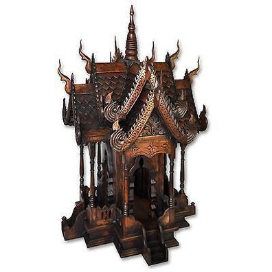 Geisterhaus Phayao Thailand Schrein Altar Buddha Tempel Feng Shui (19094)