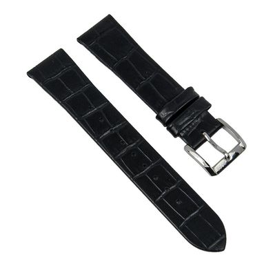 Hugo Boss Uhrenarmband Damen Leder schwarz 18mm 28339S