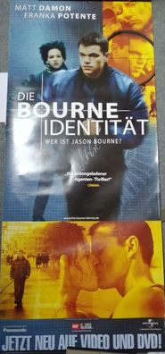 Matt Damon Autogramm Filmposter Bourne Identität