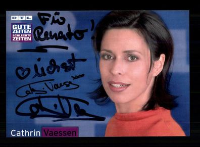 Cathrin Vaessen GZSZ Autogrammkarte Original Signiert + F 2593