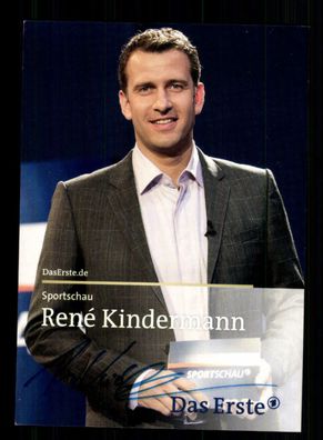 Rene Kindermann Sportschau Autogrammkarte Original Signiert + F 2358