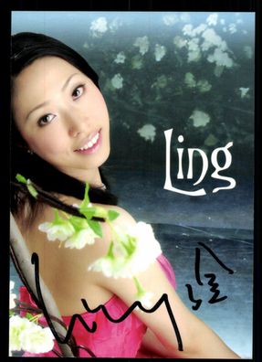 Ling Autogrammkarte Original Signiert ## BC 48232
