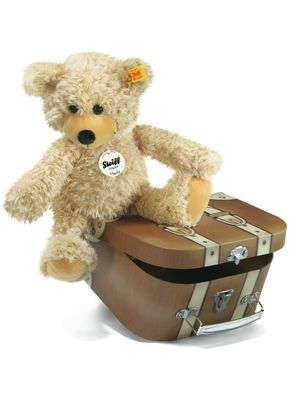 STEIFF 012938 Teddybär Charly 30cm beige im Koffer Teddy Bär
