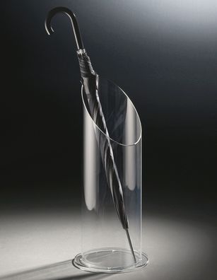 Hochwertiger Acryl-Glas Regenschirmständer, klar, Ø 20 cm